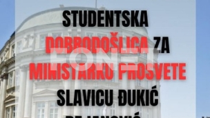 Ministarka otkazala put u Niš